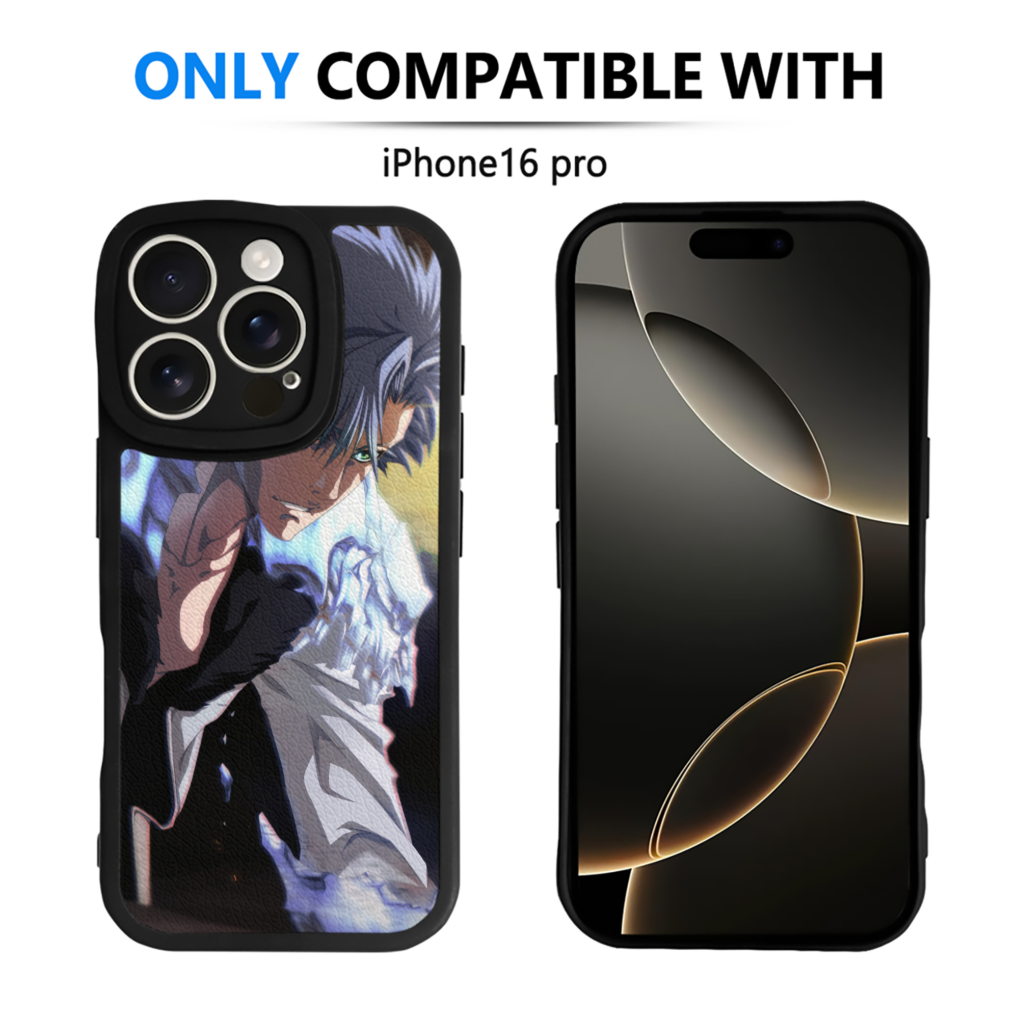 （画像用） ブリーチ BLEACH 【iPhone 16シリーズ対応】シリコンスマホケース（レザー調） 材質：シリコン